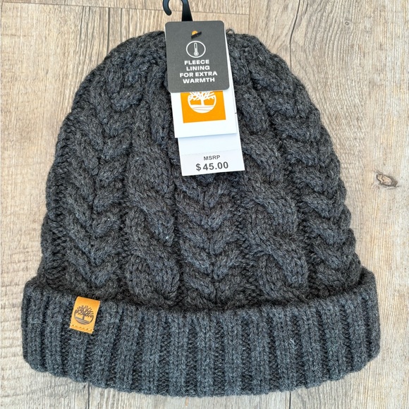 Timberland Dark Grey Beanie - Picture 1 of 3